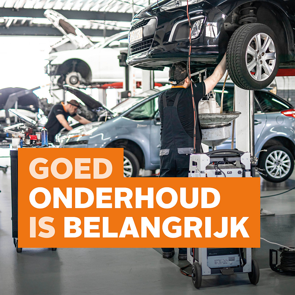 Goed onderhoud is belangrijk